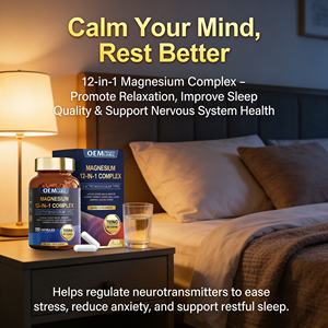 Complexe <span class=keywords><strong>de</strong></span> magnésium 12-en-1 en capsules <span class=keywords><strong>de</strong></span> 700 mg - 12 types actifs <span class=keywords><strong>de</strong></span> magnésium pour une absorption maximale, soutient les muscles, les os et l'énergie - Product Image 4