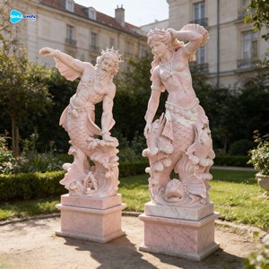 Escultura Griega Tallada a Mano Personalizada, Gran Decoración de Jardín para Exteriores, Estatua de Hombre Desnudo en Mármol para la Venta - Product Image 2
