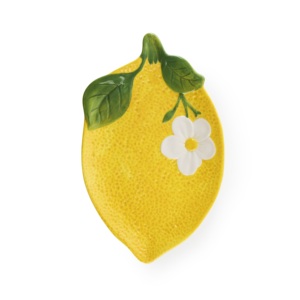 Ensemble Excelsa de 6 assiettes de service en céramique Amalfi 26x3x16cm, vaisselle jaune - Product Image 1