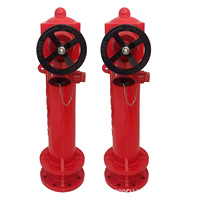 Hydrant d'incendie à poteau de norme britannique, système de protection incendie extérieur au sol, équipement d'alimentation en eau