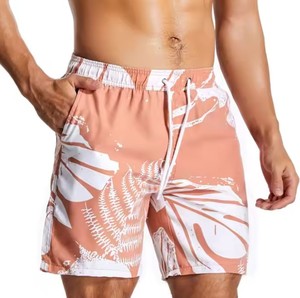 Boardshorts personnalisés pour hommes Short de plage à taille élastique à séchage rapide Maillot de bain respirant pour la natation de surf - Product Image 2