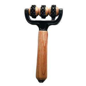 כלי עיסוי מגנטי מעץ לטיפול בצלוליט, להפחתת שומן, רולר לנקודות טריגר, להקלה על כאבים, לעיצוב הגוף, רולר מעץ - Product Image 1