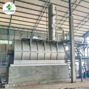 30Ton tyre pyrolysis oil convert to diesel machine pyrolysis tire oil decoloring device