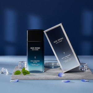 AGE ZERO BLUE HOMME DAILY EMULSION Emulsión Facial Antienvejecimiento con Adenosina y Niacinamida Vegana Hecha en Corea - Product Image 3