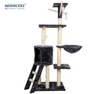 Cat Climbing Frame Solid Wood Diy Platform Cat Wall House Climb Track