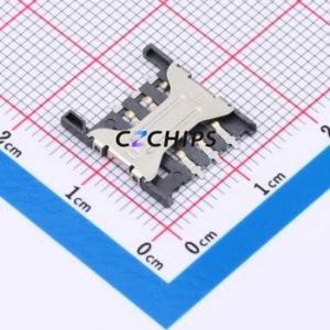 HYCW350-SIM06-160B SIM Card Connector SMD Connector Plug-In Type Micro SIM Card Card Holder No Card Detection - Product Image 1