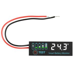 Voltmètre DC 7-55V Testeur de tension Indicateur lumineux LED HD Voltmètre 3S-12S pour batterie acide/batterie lithium-ion Affichage de la puissance - Product Image 4