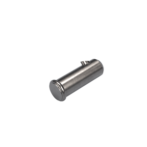 Pasador de seguridad de acero inoxidable con muesca personalizada, pulido y plateado, de accionamiento unidireccional, rosca 10-32 - Product Image 3