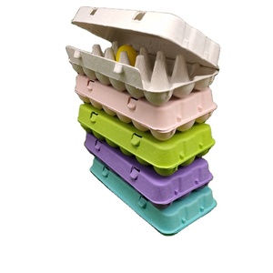 Compostable Paper Pulp Egg Box For Quail Disposable Quail Egg Cartons