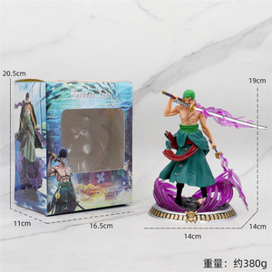 Figura de Zoro de One Piece en Oferta, Tres Mil Mundos, Santoryu, Roronoa Zoro, Figura de Acción, Estatua, Modelo de PVC, Juguete para Decoración - Product Image 2
