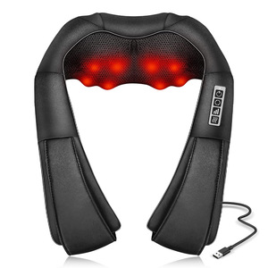 Rechargeable Neck <b>Massager</b> With Heating And Kneading Function For Neck And <b>Lower</b> <b>Back</b> - Product Image 2