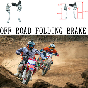 Palanca de embrague plegable para carretera, palancas de manija de freno de aleación para bicicleta de cross, compatible con Crf Klx Pit, Kit de embrague hidráulico corto POWERMOTOR - Product Image 5