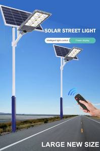 Lampadaire Solaire LED Extérieur à Haute Luminosité, Design Moderne, Étanche IP65, en Aluminium, Longue Autonomie de <span class=keywords><strong>Batterie</strong></span>, 500W 1000W, Personnalisable - Product Image 5