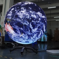 Pantalla LED Esférica de Alto Brillo para Carteles Digitales, para Publicidad en Interiores, Uso en Tiendas Minoristas, a Todo Color, Garantía de 3 Años