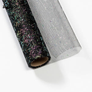 Qibai Glitter mesh sirena strappi fantasia maglia carta da imballaggio per fiori zucchero roccia pera filo da imballaggio - Product Image 6