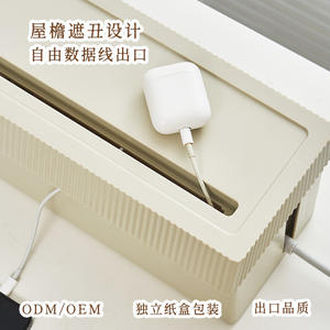 Caja de Almacenamiento de Cables de Plástico Simple de Nuevo Diseño al por Mayor con Tapa, Organizador de Cables de Extensión para Gestión del Hogar y la Oficina - Product Image 6