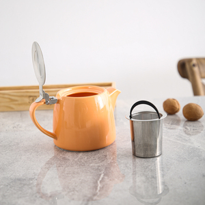 Stile nordico teaware bule di colore a buon mercato di ceramica teiera con infusore - Product Image 3