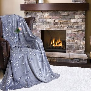 Mantas de Alta Calidad de Fabricantes, Brillantes en la Oscuridad, de Felpa, Franela, con Estrellas Luminosas Fluorescentes, Mantas Personalizadas para el Invierno - Product Image 5