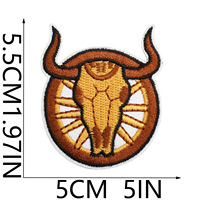 Logotipo de diseñador Ropa personalizada Marca Parche bordado Apliques Pegatinas Coser Hierro en Parche bordado
