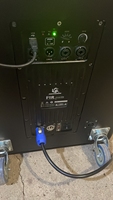 Panneau d'amplification de puissance et de caisson de basses, dispositif ligne audio professionnelle, puissance 2400W, DSP, pir à l'intérieur, vente en gros