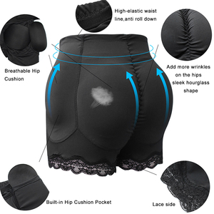 Almohadillas reafirmantes de glúteos para <span class=keywords><strong>mujer</strong></span>, 4 unidades, realzadores de glúteos grandes y sexys - Product Image 3