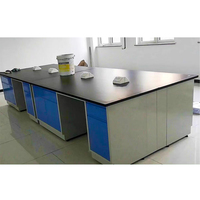 Banc de travail pour les équipements de laboratoire de chimie scientifique poste de travail chimique banc de table de laboratoire scolaire table de laboratoire en acier avec prise
