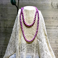 Collier pendentif en bois fait main, bijoux géométriques colorés, accessoire de mariage personnalisé pour femmes, style bohème