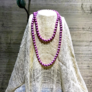Handmade Wooden Pendant Necklace Geometric Statement Jewelry Colorful Women Boho Customized <b>Wedding</b> <b>Accessory</b> - Product Image 1