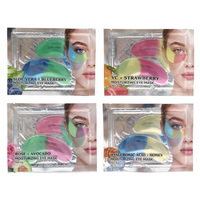 Masque Hydrogel Contour des Yeux Marque Blanche – Patchs Oculaires à la Caféine pour Réduire les Poches et les Cernes