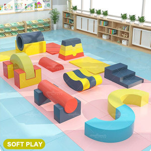 Dream Catch Maternelle Garderie Pastel <span class=keywords><strong>Jeux</strong></span> d'<span class=keywords><strong>escalade</strong></span> pour bébés en bois pour tout-petits Terrain de jeu intérieur Ensemble d'équipement de jeu souple - Product Image 4