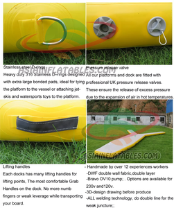 OEM inflatabele boong jetski nổi Dock thuyền ghế Inflatable Y Thuyền phao Dock cho thuyền - Product Image 6