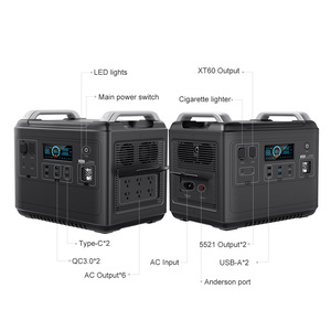 2000W Lifepo4 휴대용 캠핑 비상 발전소 태양열 발전기 빠른 배달 - Product Image 3