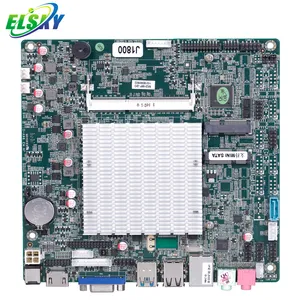 China Cheap Motherboard With Processor 1900 Quad Core Mini Itx DDR3L RAM 2G/4G/6G/8G VGA HD-MI 4K 1080P LVDS 8 *USB 1/2*LAN