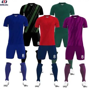 Miglior nuovo arrivo a buon mercato striscia di poliestere 100% di alta qualità personalizzata abbigliamento da calcio maglia da calcio set da calciatore - Product Image 2