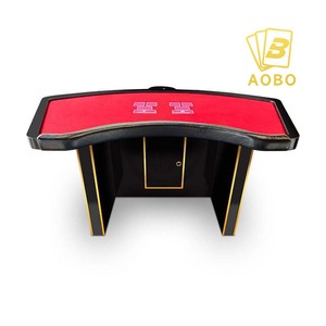Mesa de Baccarat de Diseño Personalizado para Juegos de Póker en Casinos Contemporáneos, Uso en Transmisiones en Vivo en Línea - Product Image 3