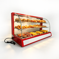 Armoire chauffante électrique LIBERMANN pour restaurant de restauration rapide, vitrine chauffante pour hamburgers et poulet frit