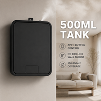 Diffuseur d'aromathérapie mural sans perçage, contrôlé par application intelligente, type brume, longue autonomie de la batterie, désodorisant et diffuseur de parfum