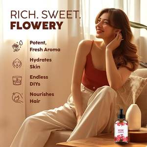 Aceite esencial de Rosa puro orgánico <span class=keywords><strong>100</strong></span>% de etiqueta privada para el cuidado de la piel con masaje SPA - Product Image 6