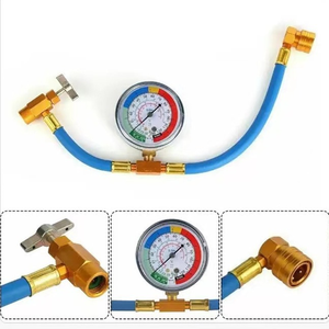 Manómetro de Presión de Refrigerante R134 para Sistema de Aire Acondicionado de Automóvil, Personalizado en Rojo, para Detener Fugas de Aire Acondicionado - Product Image 3