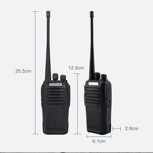Radio analogique double bande Baofeng BF-UV6 Walkie Talkie 25,5 cm avec VOX DTMF pour la communication en extérieur - Product Image 1