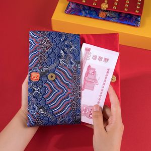 2025 Festival du printemps nouvel an sac en Satin rouge de haute qualité créatif tissu distinctif année serpent Fortune sceau pour décorations de fête - Product Image 4