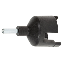 Aislante de Poste de Plástico de Alta Calidad, Aislantes para Cercas Eléctricas, Aislante de Anillo Roscado L1, Accesorios para Cercas, Natural, Fácil de Instalar