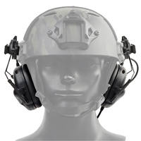 YF Auriculares Tactico Microphone de défense monté sur la tête Utilisation sans casque de réduction de bruit Casque de communication tactique