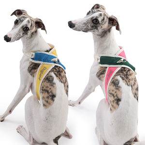 豪華な調節可能な犬用ハーネスヘビーデューティポリエステルメッシュ生地小型ペットXハーネス革新的なXデザインファッショナブル - Product Image 4