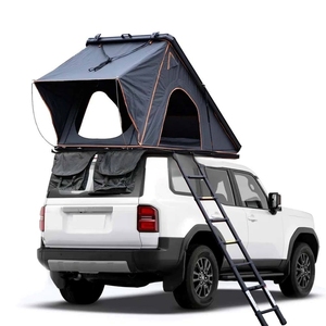 <span class=keywords><strong>Tente</strong></span> <span class=keywords><strong>de</strong></span> <span class=keywords><strong>toit</strong></span> rigide semi-hydraulique en aluminium nid d'abeille triangulaire Al 700 pour Jeep Wrangler, camping tout-terrain et overland - Product Image 3