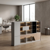 Table de réunion de bureau moderne de luxe, nouveaux meubles en bois pour négociations polyvalentes, pour salle de conférence de bureau commercial