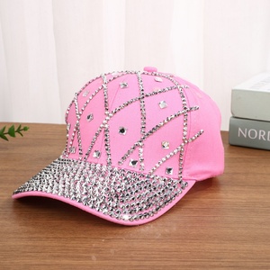 Gorra de Béisbol Personalizada con Pedrería Bordada para Hombre y Mujer, Gorra Snapback con Cristales Brillantes, Visera Plana, Gorra de Calle para Exteriores, Estilo Hip-Hop, Protección Solar - Product Image 4