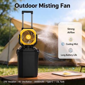 Free Shipping EU Air Cooling Desk <b>Fan</b> Yellow Desk <b>Fan</b> Motor EU Rechargeable Desk <b>Misting</b> Camping <b>Fan</b> - Product Image 1