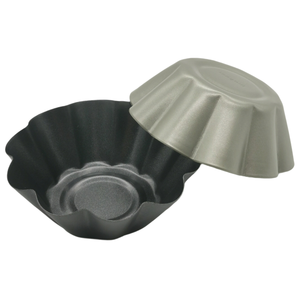 Moule à tarte aux oeufs de fleur en acier au carbone antiadhésif/forme de coquille de <span class=keywords><strong>tartelette</strong></span> - Product Image 5