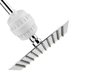 Purificador de filtro de gel de cabezal de ducha de vitamina <span class=keywords><strong>C</strong></span> de color negro de 20 etapas con 1 cartucho de filtro de repuesto adicional OEM - Product Image 5